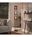 Rispens Lucente Tricolore vloerlamp 3L artic zwart 175 cm – glas