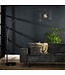 Rispens Curl booglamp 1L charcoal 192 cm – metalen vloerlamp met draadkap