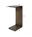 Rispens Maya Teak overzettafel 40 cm – massief teak espresso C-vorm