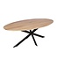 Starfurn Eiken Eettafel Ferris – Deens Ovaal – 280 cm – Naturel – FSC® Gecertificeerd