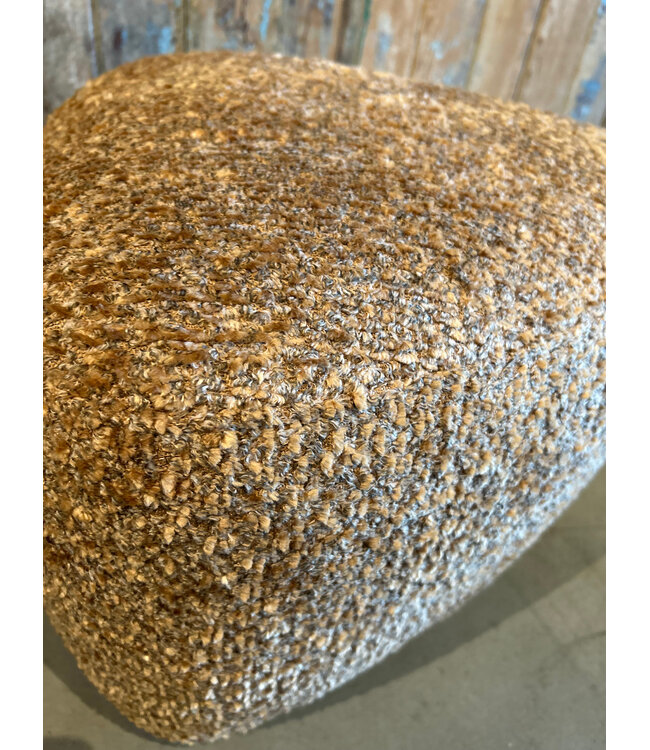 Rispens Milano hocker Small Venga 28 Cognac – compacte voetenbank