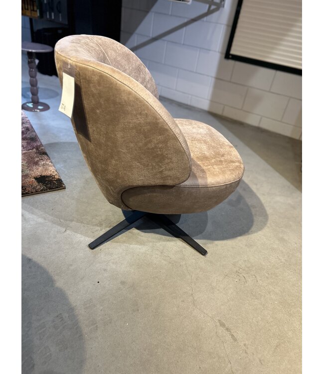 Rispens Fauteuil Leo draaibaar Paola 10 Liver – comfortabele draaifauteuil