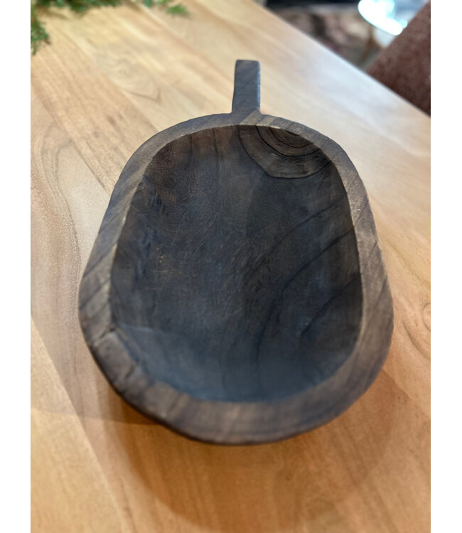 Rispens Houten trog 56x27x9 cm – robuuste decoratieschaal van hout