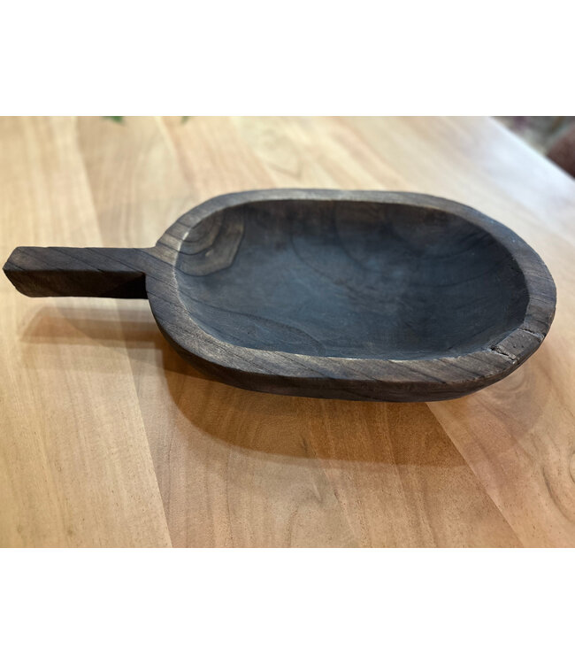 Rispens Houten trog 56x27x9 cm – robuuste decoratieschaal van hout