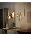 Rispens Hanglamp Serene 4+3-lichts beige 110 cm – amber glas