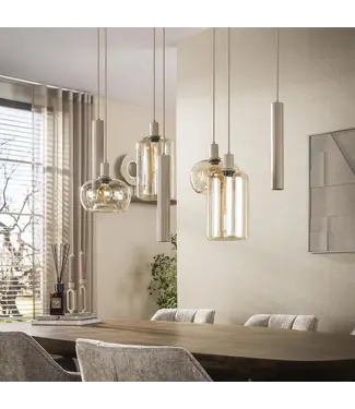Rispens Hanglamp Serene 4+3-lichts / Beige