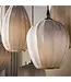 Rispens Hanglamp Altura 4+3-lichts sienna bruin 96 cm – frosted glas