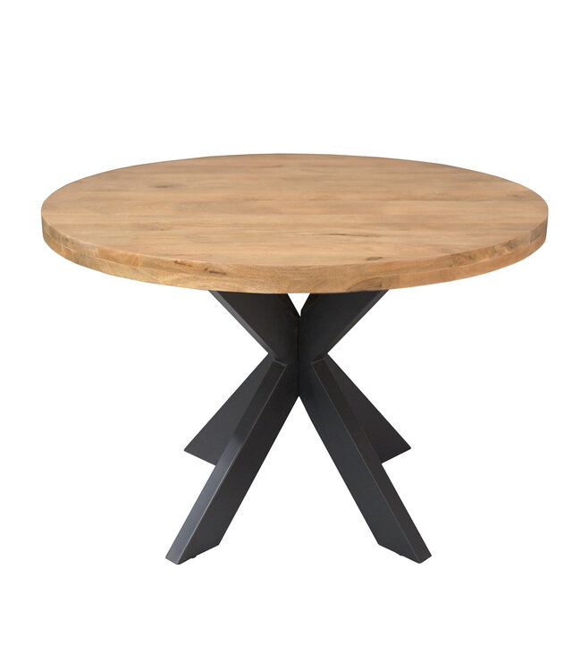 Starfurn Dakota rond Naturel Mangohout 120 cm