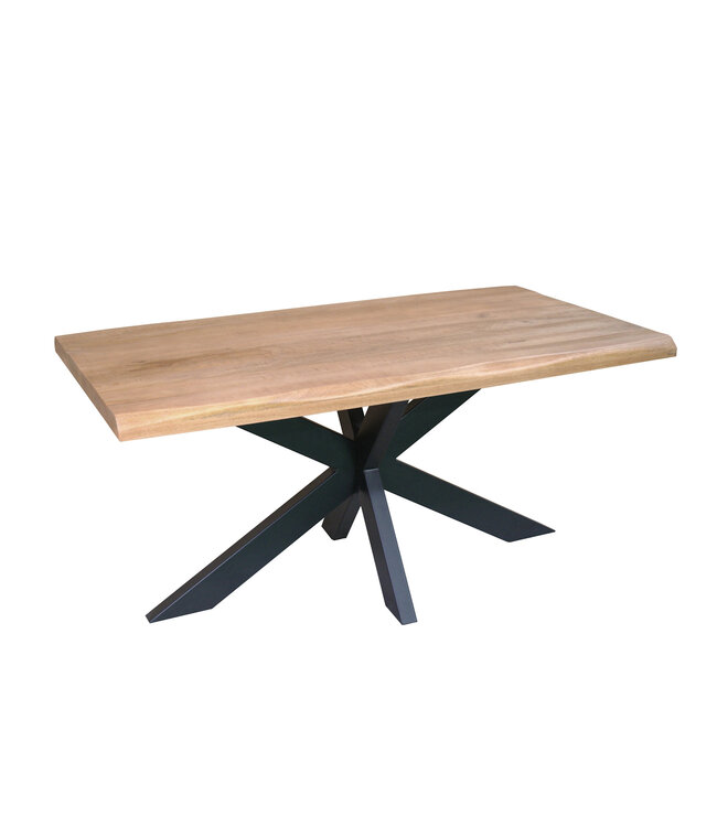 Starfurn Dakota boomstamtafel 140 cm naturel mangohout – FSC® gecertificeerd