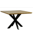 Rispens Ben vierkante eetkamertafel 110x110 cm naturel – spinpoot
