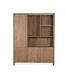 Starfurn Vakkenkast XL Dallas Naturel Mangohout 160 x 45 x 200 cm