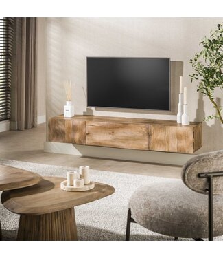 Rispens TV Meubel Ocean  Massief Mango Zand 160 x 35 x25