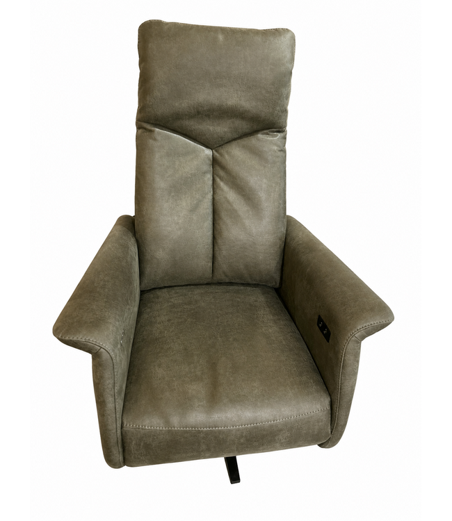 Rispens Relaxfauteuil Zeus 3M Herzwaage met sta-op hulp en elektrische lendepomp – Paola 162 Forest