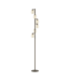 Stars Of Light Ferro vloerlamp donker brons met bruin transparant glas – dimbaar