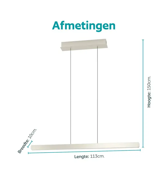 Stars Of Light Ciggiano Geborsteld staal - Aluminium -H150 L113 B10