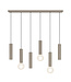 Eglo Fariolo hanglamp zandkleur 96 cm – metalen buizen met GU10 en E27