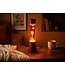 Eglo Lava tafellamp bordeaux rood-oranje 39,5 cm – lavalamp