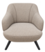 Fauteuil Lucio – Peper 15 Brown – comfortabele fauteuil in warme bruintint