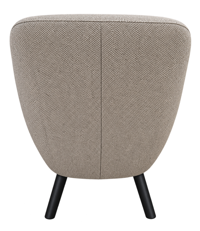 Fauteuil Lucio – Peper 15 Brown – comfortabele fauteuil in warme bruintint
