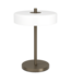 Eglo Salve tafellamp – donker brons / opaal wit glas – H 33 cm – Ø 23 cm