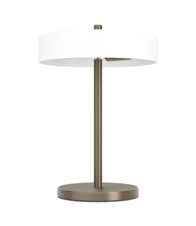 Eglo Salve tafellamp – donker brons / opaal wit glas – H 33 cm – Ø 23 cm