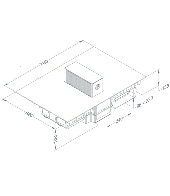 Novy 1811 One Pro Inductie kookplaat met Werkbladafzuiging