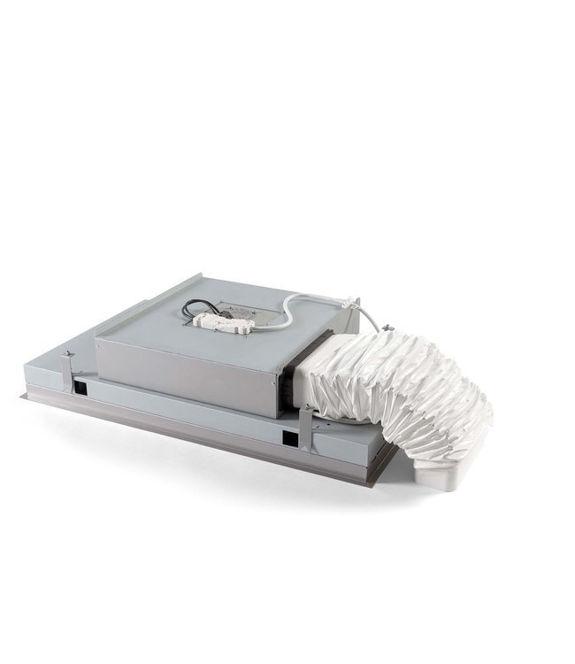 Novy 6822 Pure'line Compact LED - Zwart - 120 cm - incl. motor