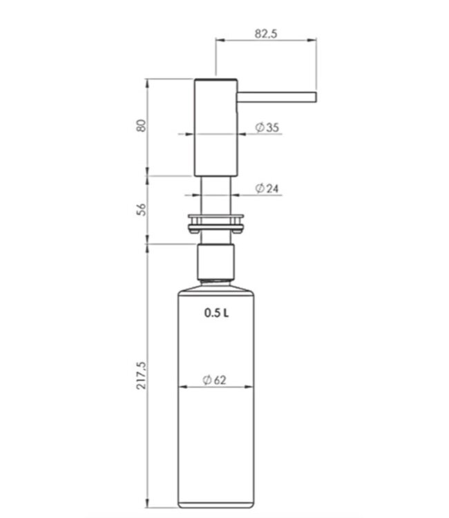 Quooker ZPNCHR Zeeppomp Chroom