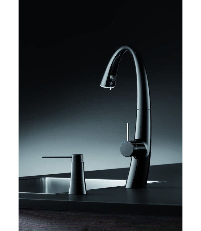 Zoe keukenmengkraan LED rvs-look