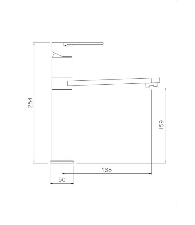 Abode Prime keukenmengkraan mat zwart