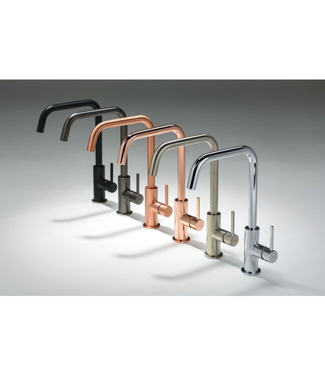 Abode Althia keukenmengkraan brushed brass