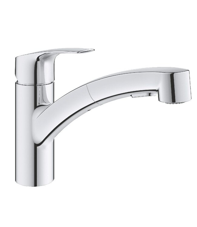 Grohe Eurosmart Zero 30305001 uittrekbaar keukenmengkraan chroom