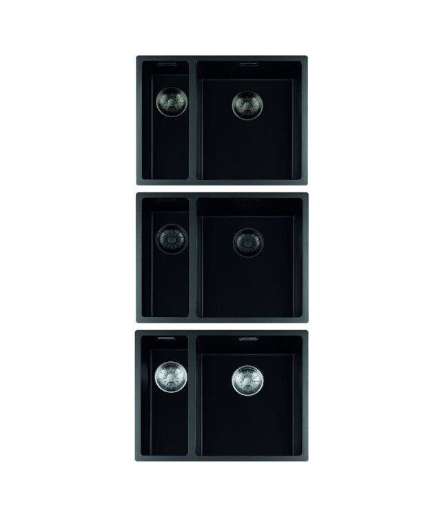 Lorreine 1534BQ-FU Dubbele Spoelbak - Copper