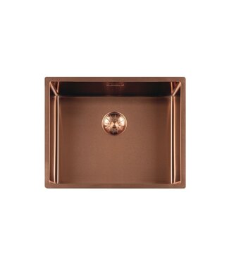 Lorreine 50SP Enkele Spoelbak - Copper