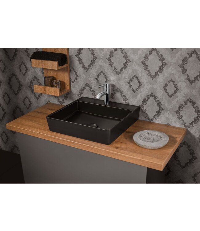 Systemceram Sanara 50 opzetwastafel - Nigra