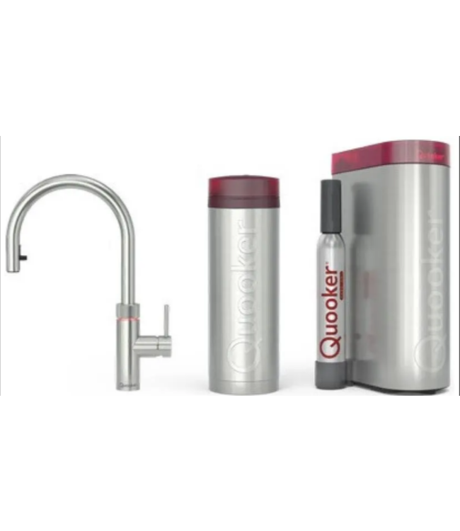 Quooker 3XCHR CUBE  PRO3 Cube flex chroom