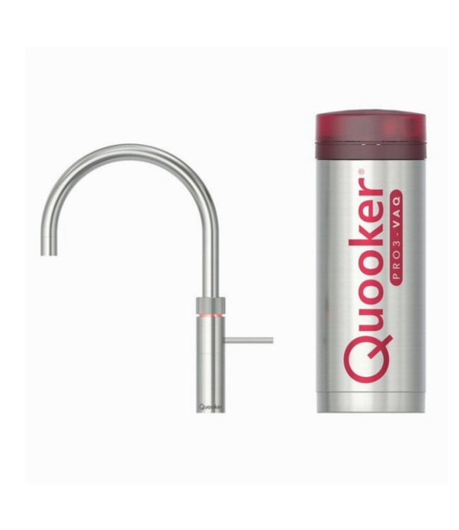 Quooker 3FRRVS   Pro3 Round single RVS