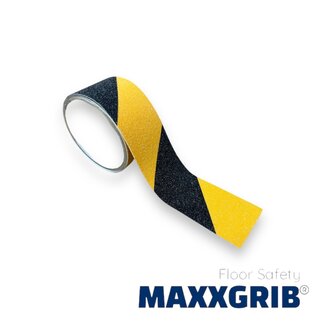 MaxxGrib® Anti-slip Tape Strook 50 mm x 1 meter Geel/Zwart