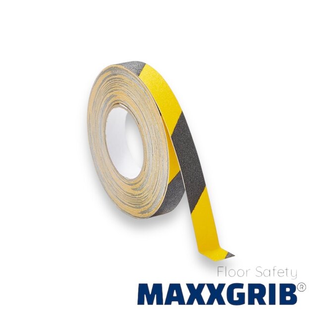 Anti-Slip Tape 25 mm x 18,3 mètres Jaune/Noir