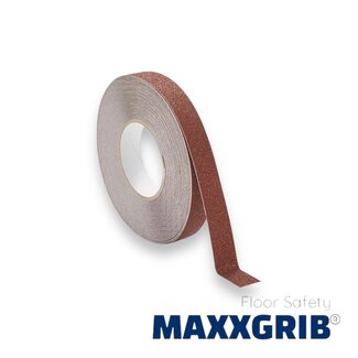 MaxxGrib® Anti-Slip Tape 25 mm x 18,3 mètres Brun