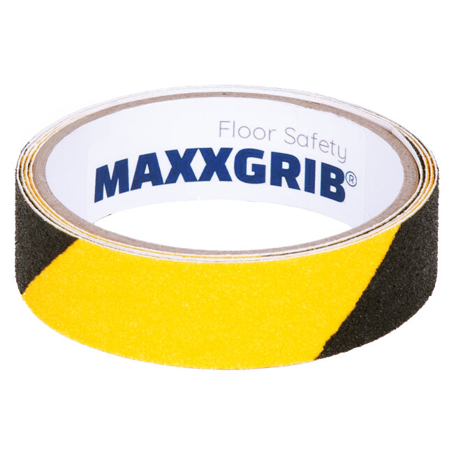 Anti-Rutsch-Klebebandstreifen 25 mm x 1 meter Gelb/Schwarz