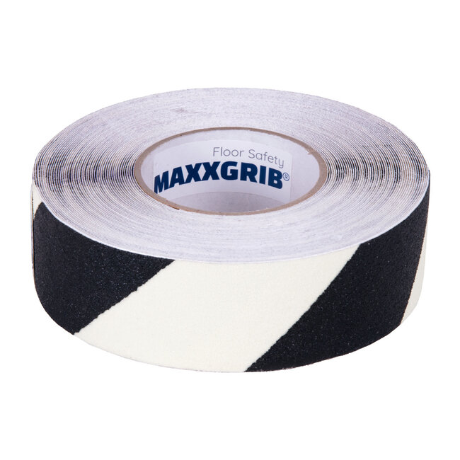 Antirutschband 50 mm x 18,3 Meter Glow in the Dark / Schwarz