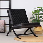 Fauteuil Madrid antraciet velvet