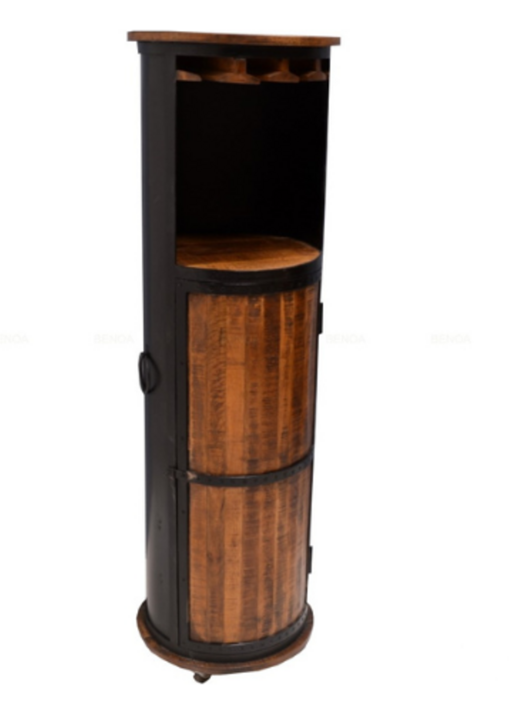 Antieke Wijnkast Zwart