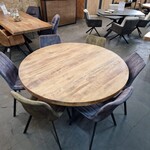 Aanbieding! Ronde Mangohouten eettafel. Verschillende afmetingen! Vanaf