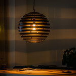 Hanglamp, 50 cm, H340 zwart