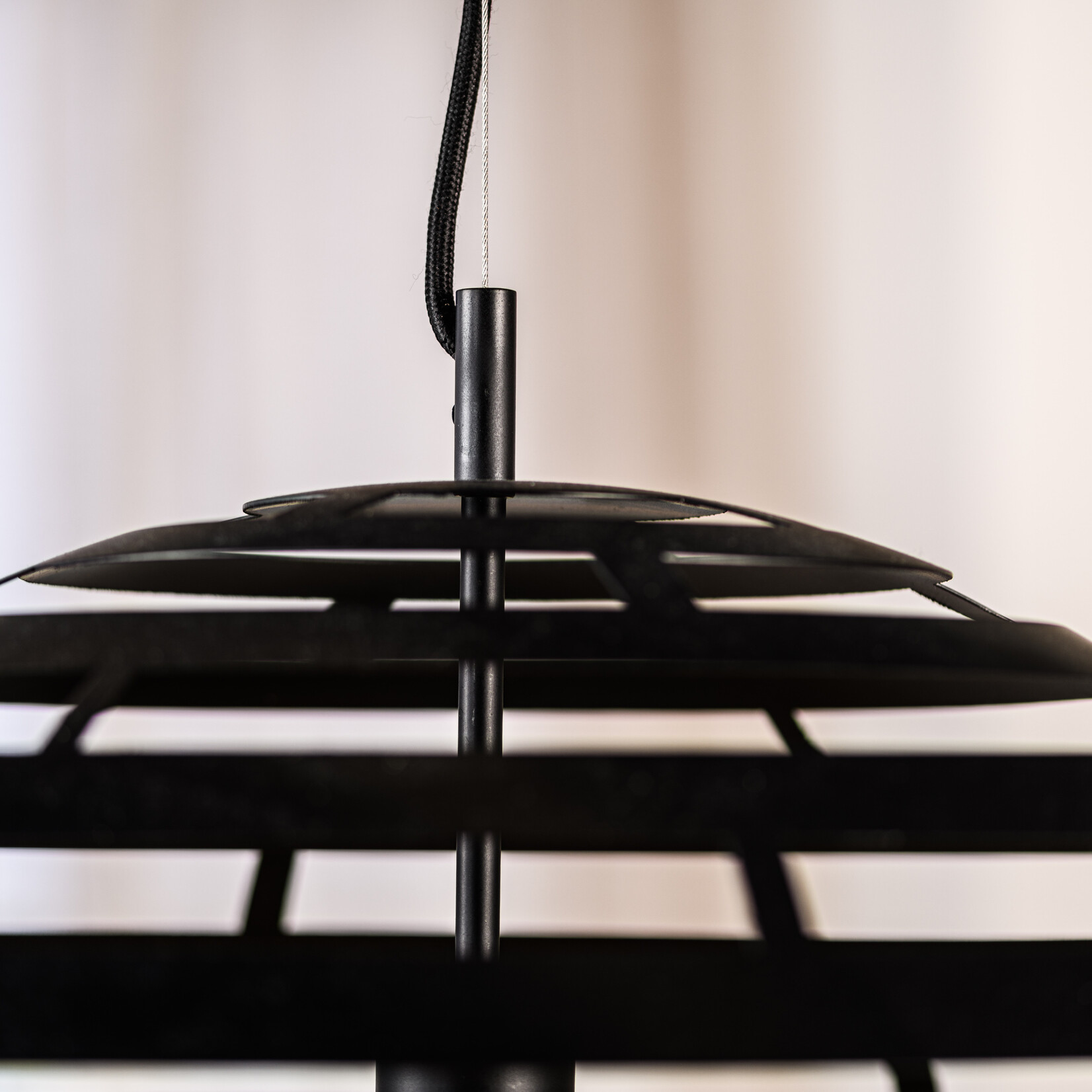 Hanglamp, 50 cm, H340 zwart