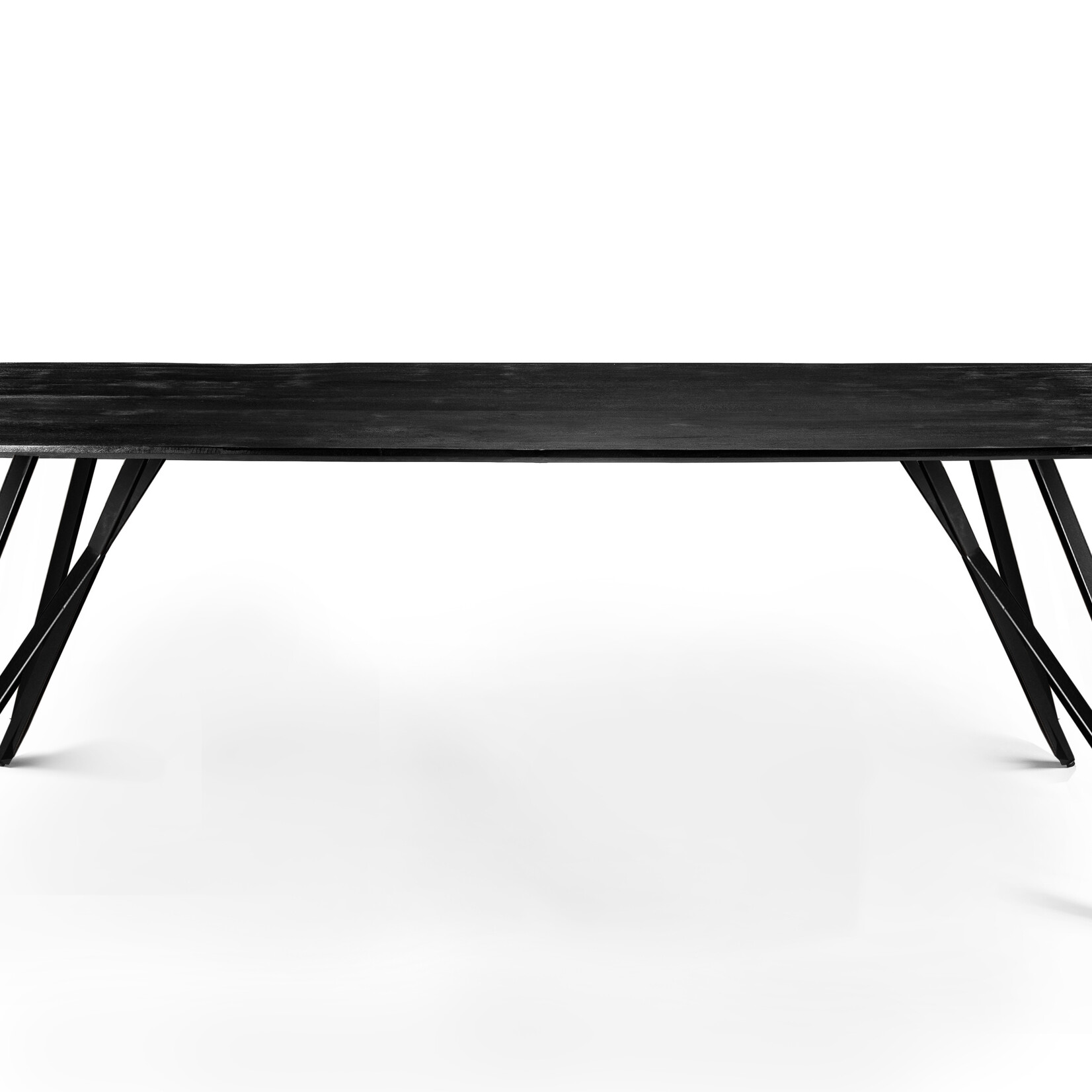 Eetkamertafel, 200x100 cm, B340 zwart