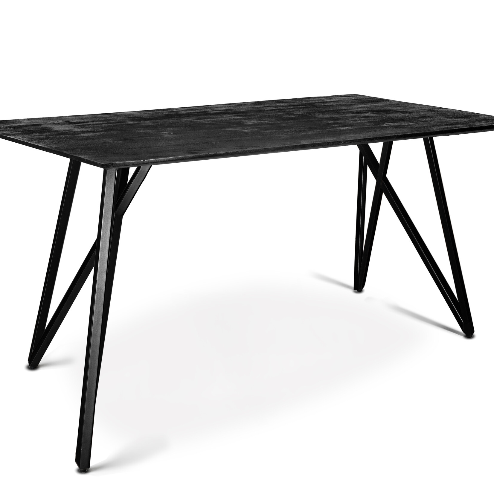 Eetkamertafel, 160x90 cm, B340 zwart