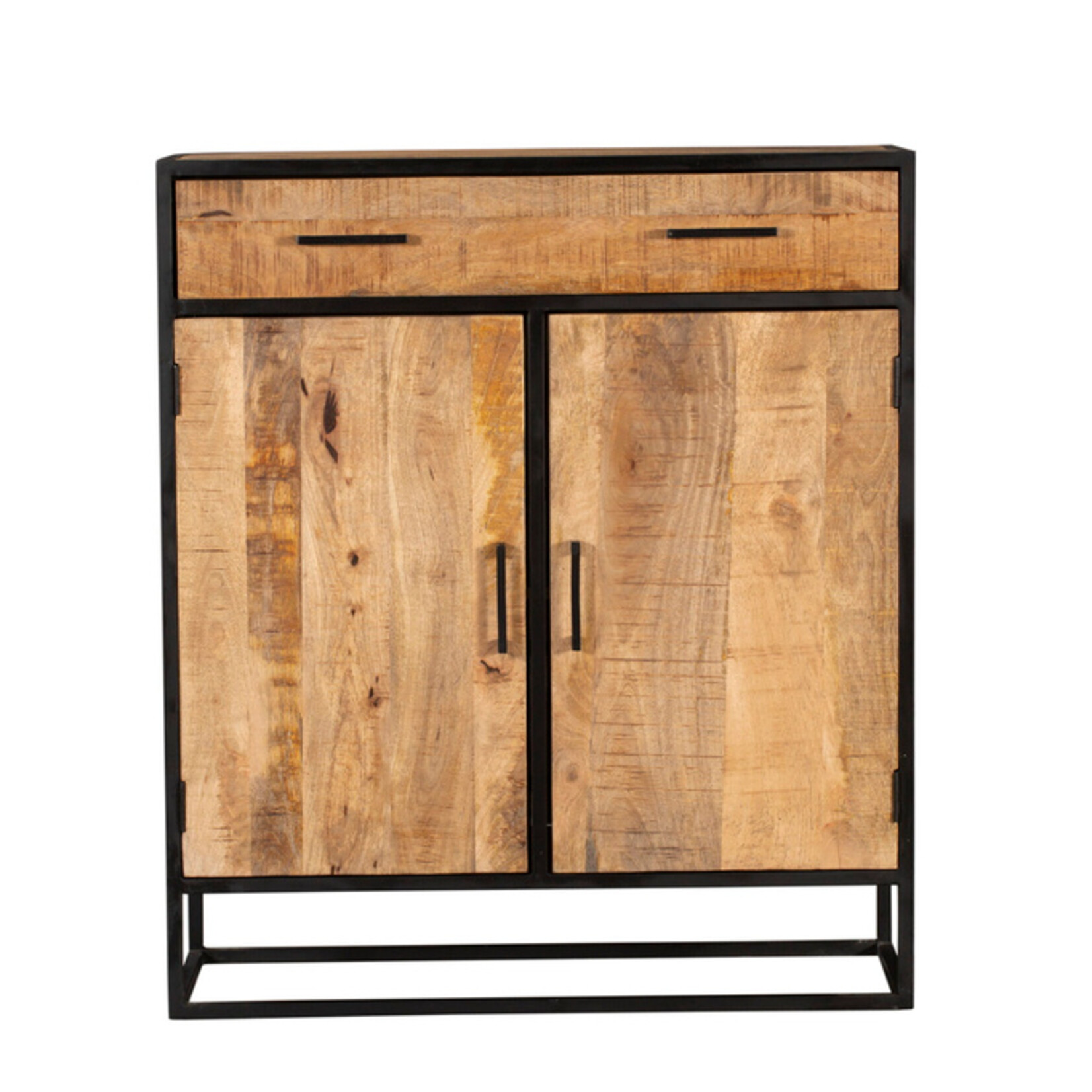 Denver Kabinet kast Denver | Mangohout en staal | 100 cm